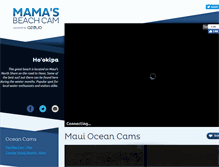 Tablet Screenshot of mamasbeachcam.com